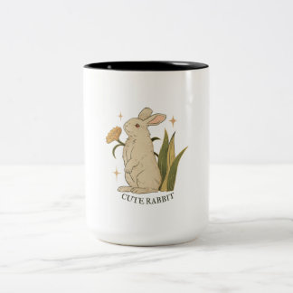 Tasse 2 Couleurs lapin mignon