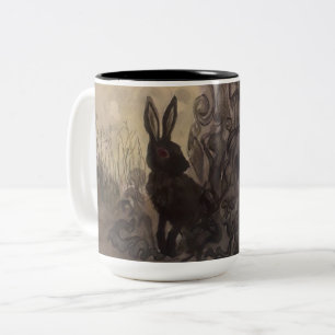 Tasse 2 Couleurs Lapin noir d'Inle