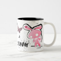 Lapins de rose d'emo de Kawaii