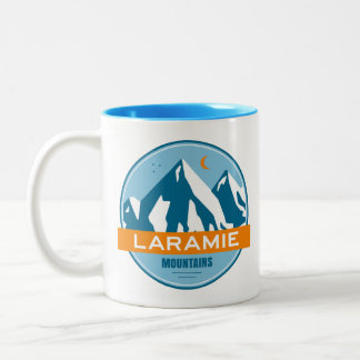 Tasse 2 Couleurs Laramie Mountains Wyoming Stars Lune