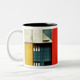 Tasse 2 Couleurs L'architecture du Bauhaus illustrée