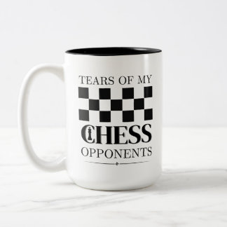 Tasse 2 Couleurs Larmes De Mes Adversaires D'Échecs Tournoi D'Échec