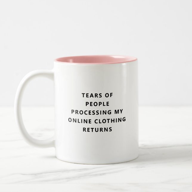 Tasse 2 Couleurs Larmes Des Retours De Magasins En Ligne (Gauche)