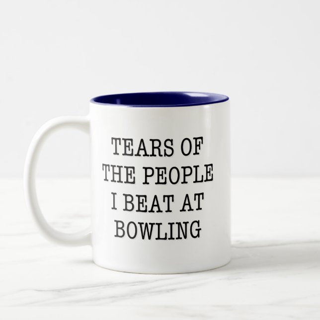 Tasse 2 Couleurs Larmes Drôles Des Personnes Que J'ai Battues Au Bo (Gauche)