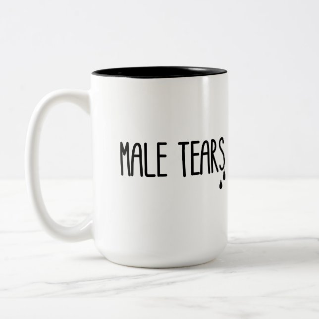Tasse 2 Couleurs Larmes masculines (Gauche)