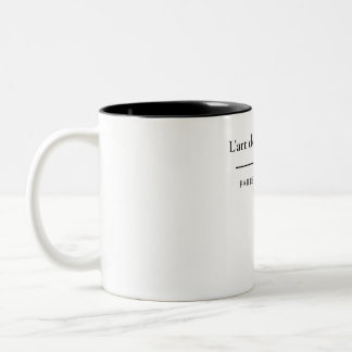 Tasse 2 Couleurs L'art de la Simplicité Chic Minimaliste Céramique