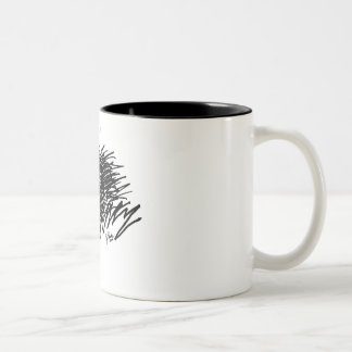 Tasse 2 Couleurs L'art de la tête de cheval Abstraite