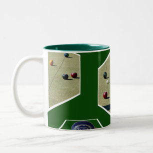 Tasse 2 Couleurs L'Art Dimensionnel Des Pelouses,
