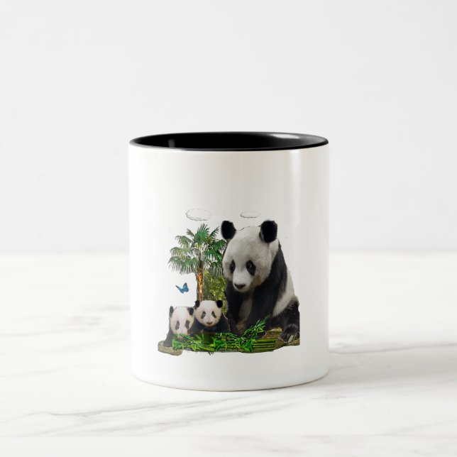 Tasse 2 Couleurs L'art du Panda (Centre)
