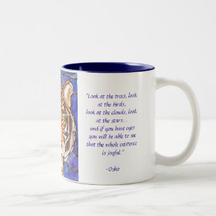 Tasse 2 Couleurs L'art en verre souillé de tigre/mosaïque beaucoup