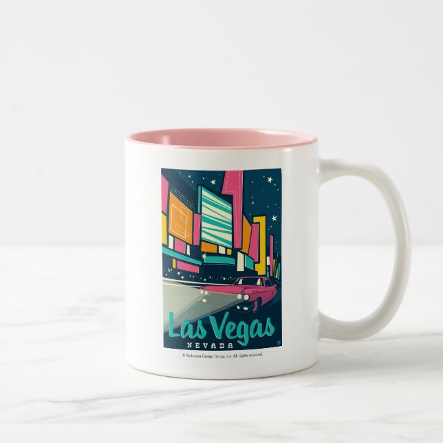 Tasse 2 Couleurs Las Vegas, NV (Droit)