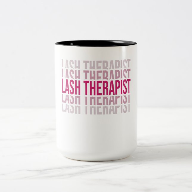 Tasse 2 Couleurs Lash Thérapeute Lash Artiste Lash Tech Las (Centre)