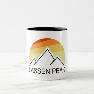 Tasse 2 Couleurs Lassen Peak Californie Rétro