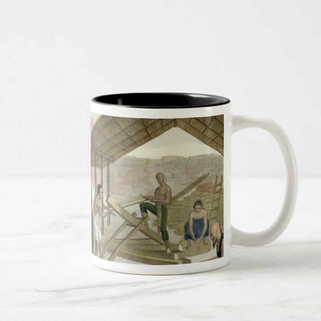 Tasse 2 Couleurs L'atelier de menuiserie dans Kupang, Timor, (Droit)