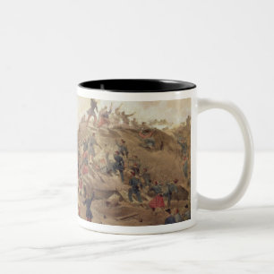 Tasse 2 Couleurs L'attaque sur le Malakoff, plat 'de Seat o