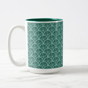 Tasse 2 Couleurs Lattice Turquoise Nautique