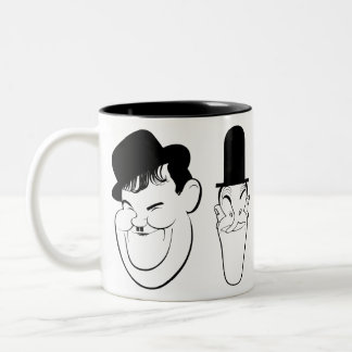 Tasse 2 Couleurs laurel and hardy