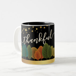 Tasse 2 Couleurs L'automne de Thanksgiving
