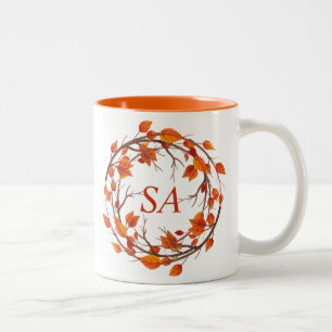 Tasse 2 Couleurs L'automne part Thanksgiving