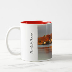 Tasse 2 Couleurs L'automne sur le lac Pine #3