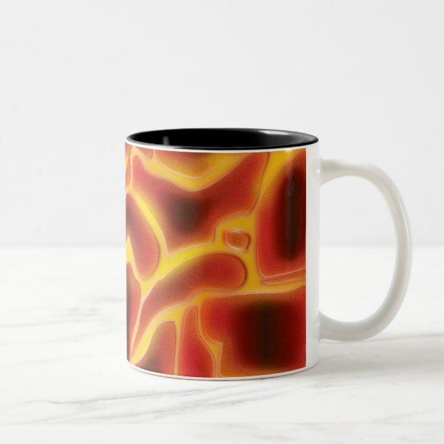 Tasse 2 Couleurs Lave Magma (Droit)