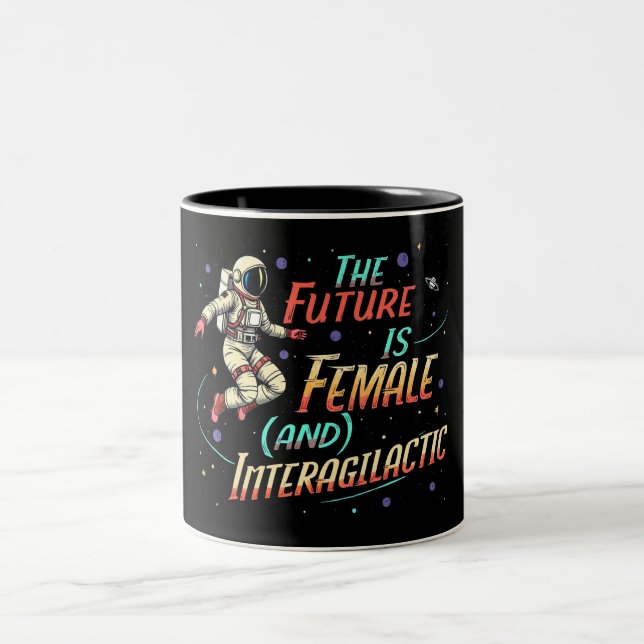Tasse 2 Couleurs L'avenir est féminin (Centre)