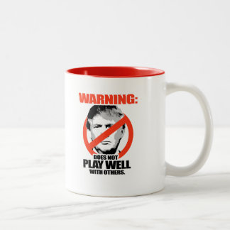 Tasse 2 Couleurs L'avertissement d'atout - ne joue pas bien