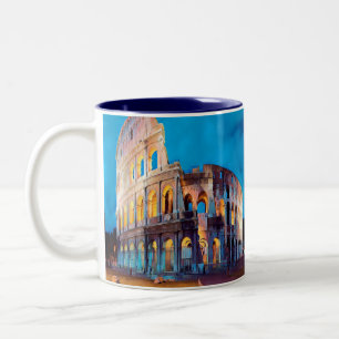 Tasse 2 Couleurs ldp COLOSSEUM Rome - par nuit