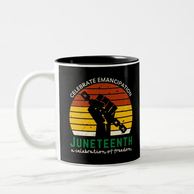Tasse 2 Couleurs Le 19ème anniversaire de la liberté (Gauche)