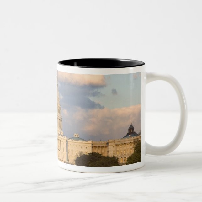 Tasse 2 Couleurs Le bâtiment du Capitole des États-Unis à (Droit)