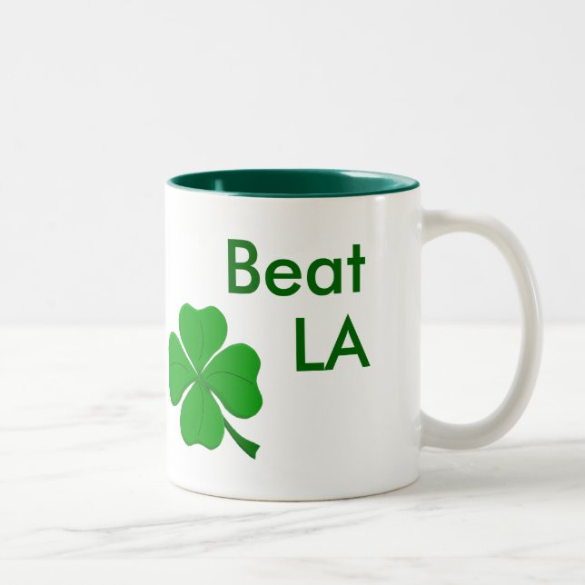Tasse 2 Couleurs Le battement, LA, disparaissent, des Celtics (Droit)
