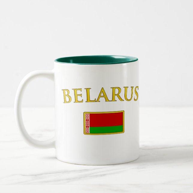 Tasse 2 Couleurs Le Belarus d'or (Gauche)