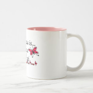 Tasse 2 Couleurs Le bonheur est un PAPILLON de Gigi