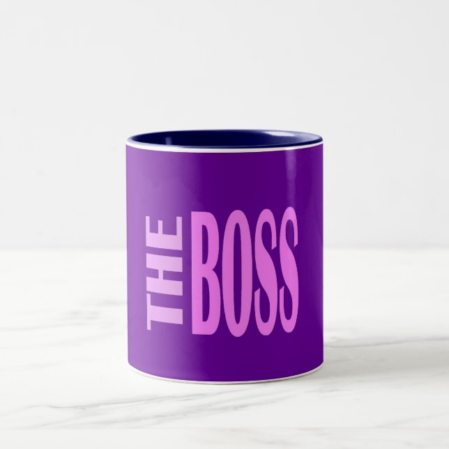 TASSE 2 COULEURS LE BOSS PINKY (Centre)