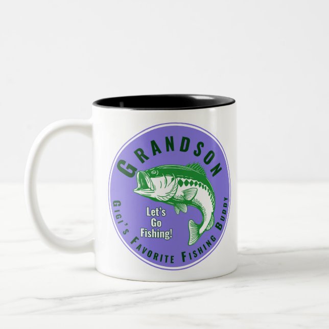 Tasse 2 Couleurs Le Buddy de pêche favori de Mimi (Gauche)