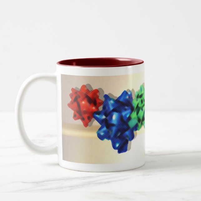 Tasse 2 Couleurs Le cadeau cintre Drinkware (Gauche)
