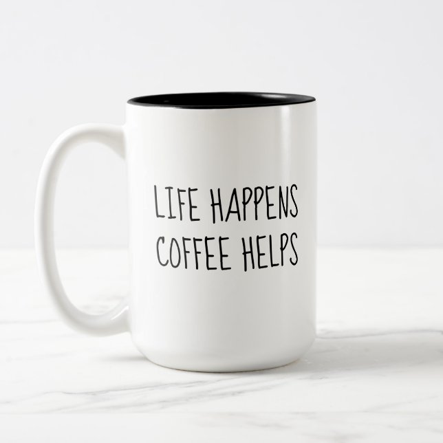 TASSE 2 COULEURS LE CAFÉ AIDE (Gauche)