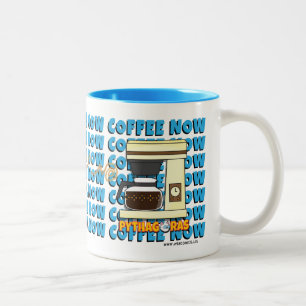 Tasse 2 Couleurs Le café attaquent maintenant