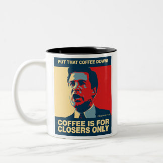 TASSE 2 COULEURS LE CAFÉ EST POUR LES FERMESURS SEULEMENT