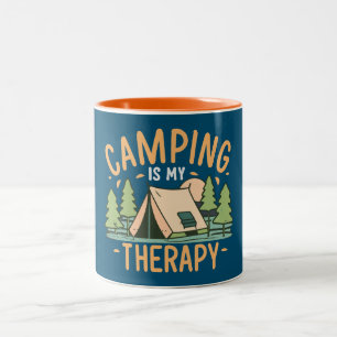 Tasse 2 Couleurs Le Camping Est Ma Thérapie