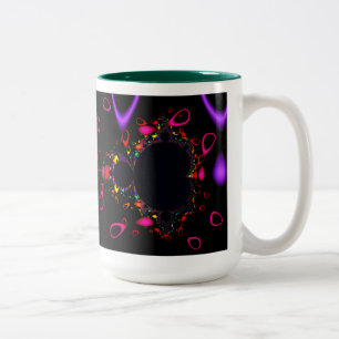 Tasse 2 Couleurs Le Célèbre Ensemble Full Mandelbrot Set Fractal Ar