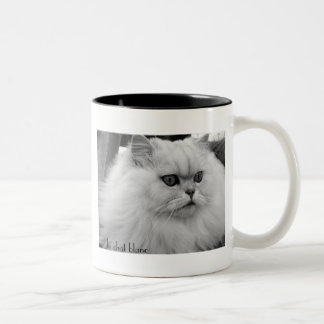 Tasse 2 Couleurs Le Chat Blanc