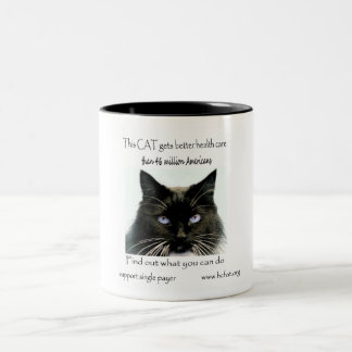 Tasse 2 Couleurs Le chat obtient de meilleurs soins de santé