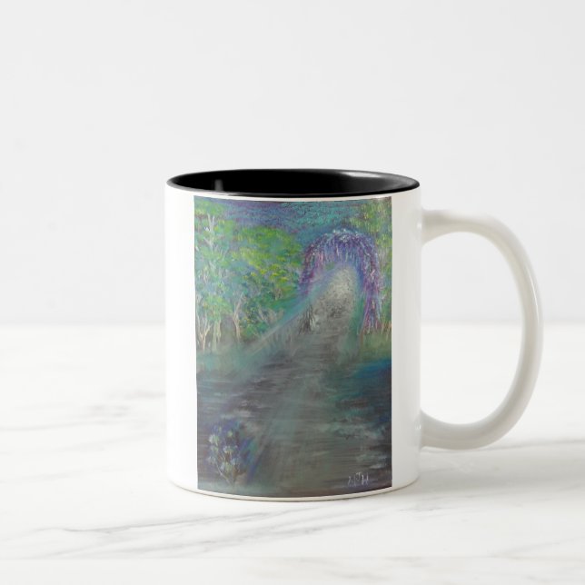 Tasse 2 Couleurs Le chemin de accueil (Droit)