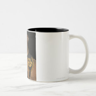 Tasse 2 Couleurs Le chien Brown de délivrance avec m'adoptent gile
