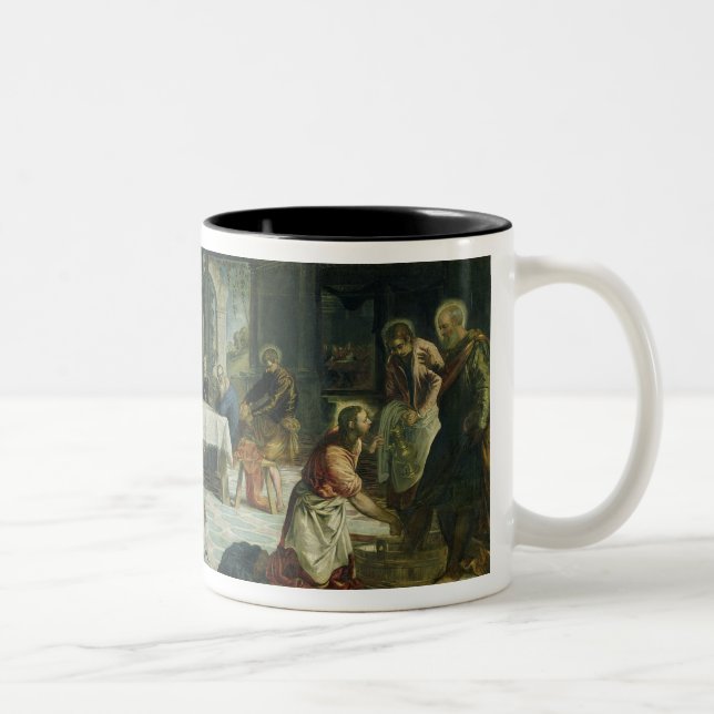 Tasse 2 Couleurs Le Christ lavant les pieds des disciples, c.1547 (Droit)