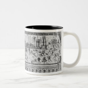 Tasse 2 Couleurs Le cirque Maximus à Rome, c.1600
