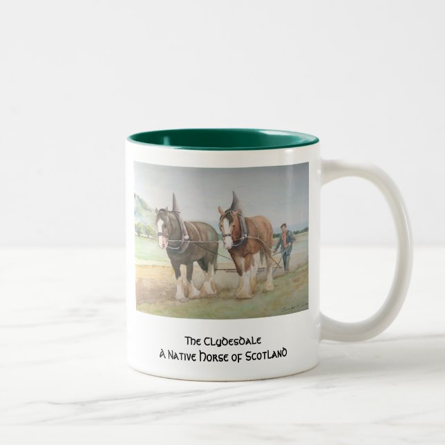 Tasse 2 Couleurs Le Clydesdale (Droit)
