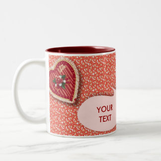 Tasse 2 Couleurs Le coeur de Valentine