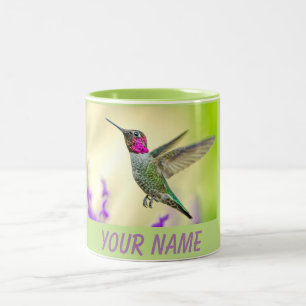 Tasse 2 Couleurs Le colibri d'Anna en vol